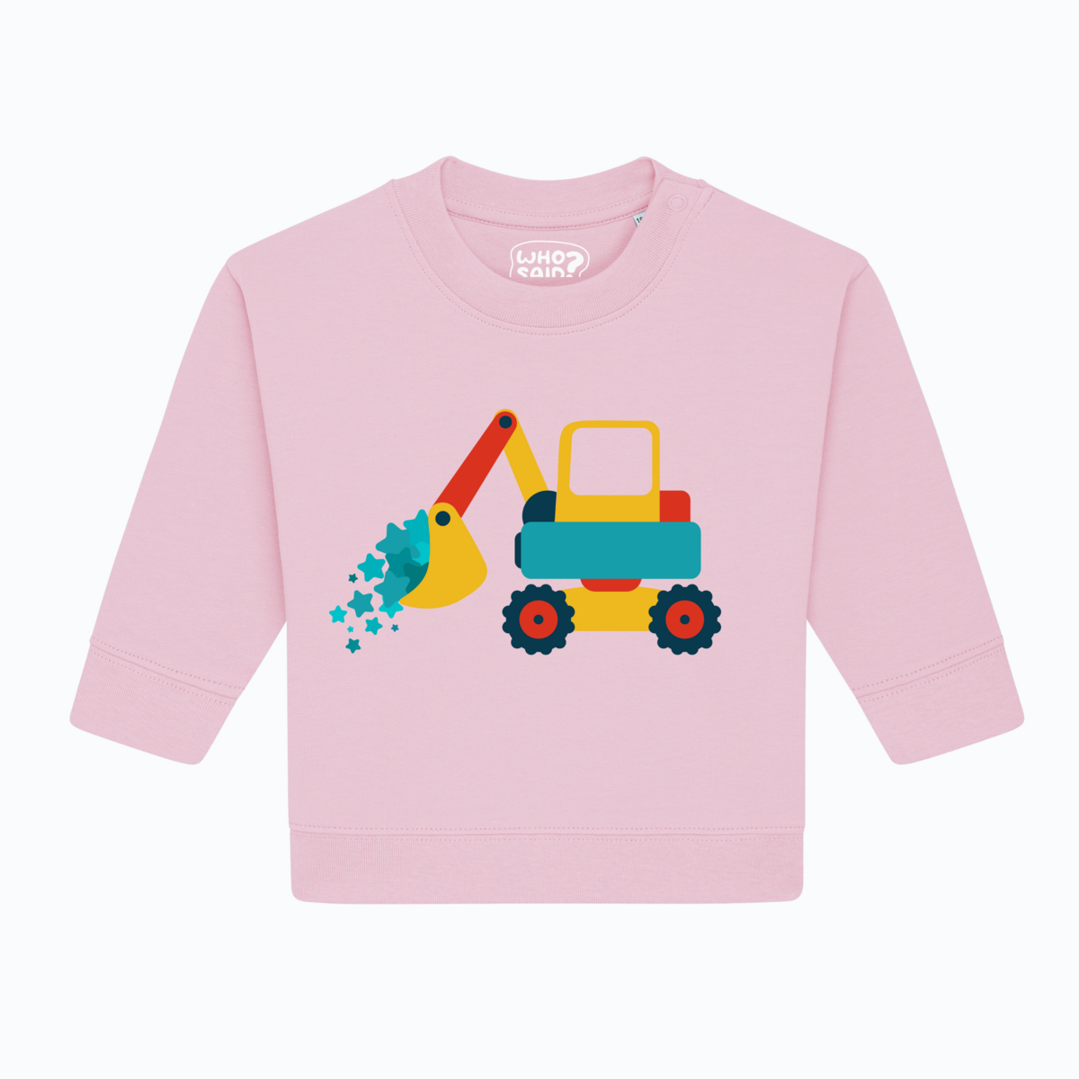 My first excavator sweatshirt