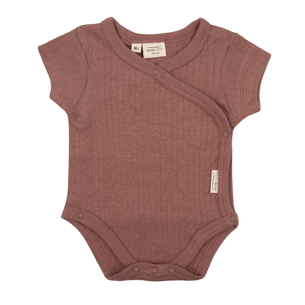 Short Sleeve Bodysuit - Burlwood