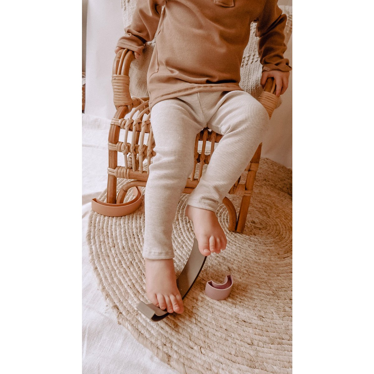 Pants | Beige melange