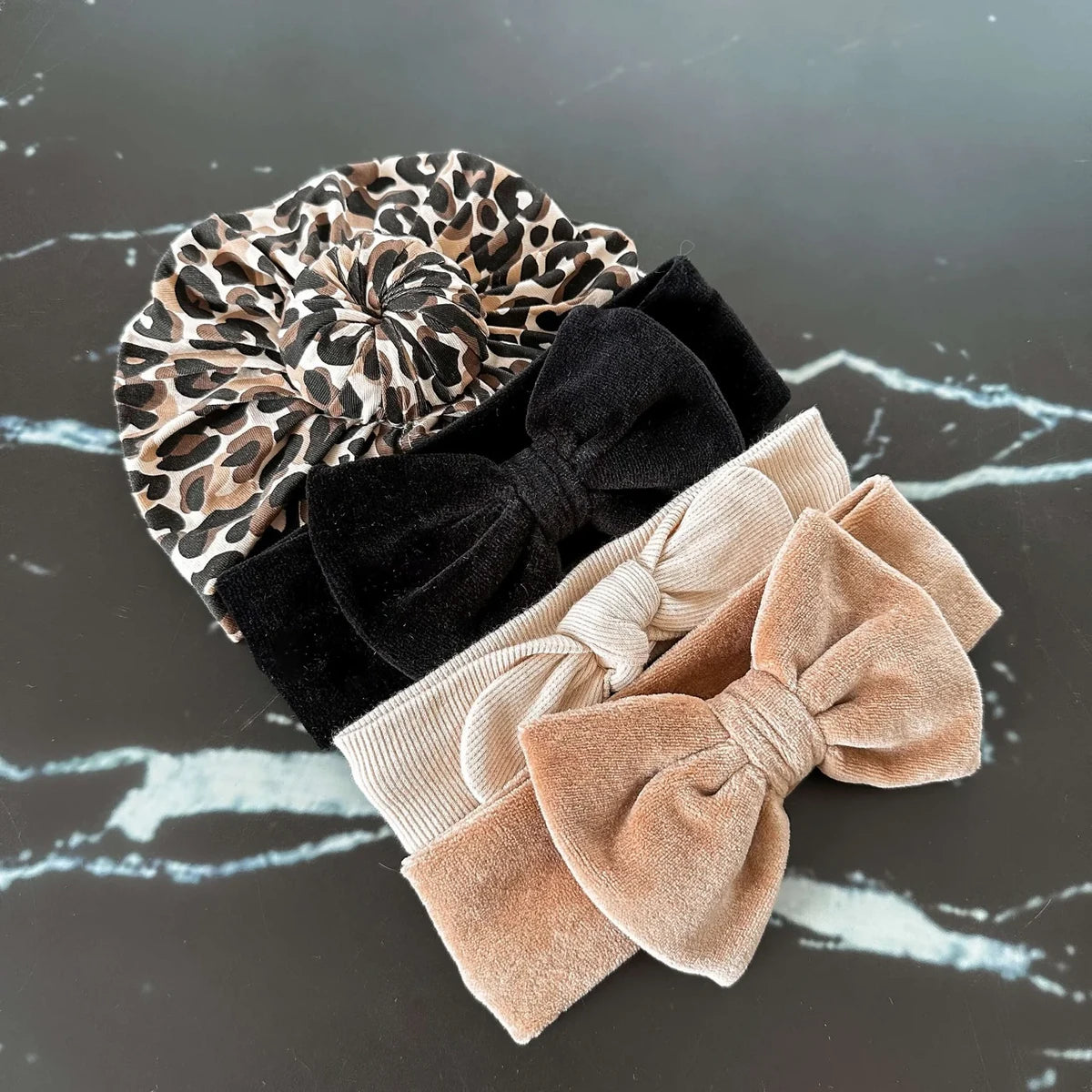 Leopard Velvet Hair Accessories Set!