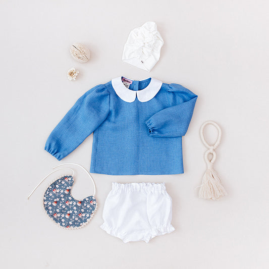 Bliuskutė su apykakle