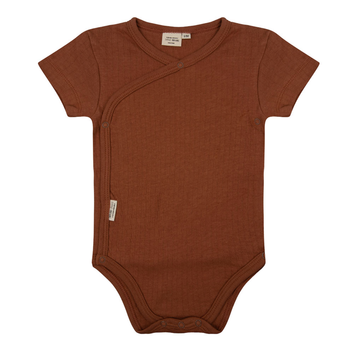 Short Sleeve Bodysuit - Amber Brown