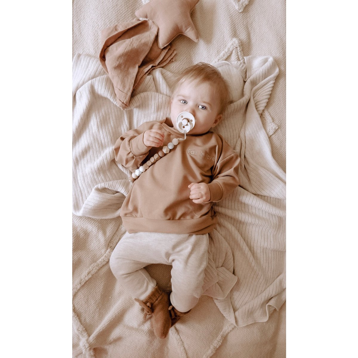 Pants | Beige melange