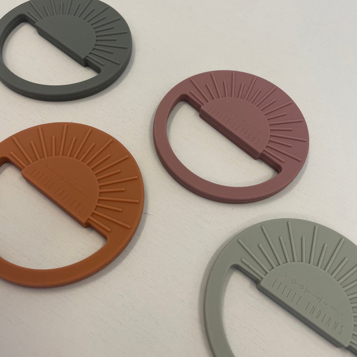 Silicone Teething Ring - Abbey Stone