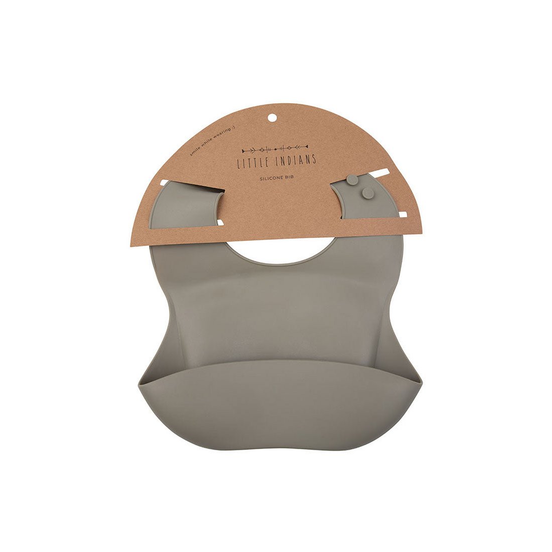 Silicone Bib - Soft Green