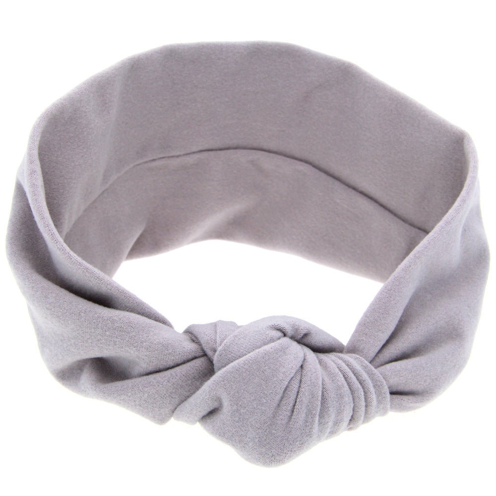 Headband Knot Gray