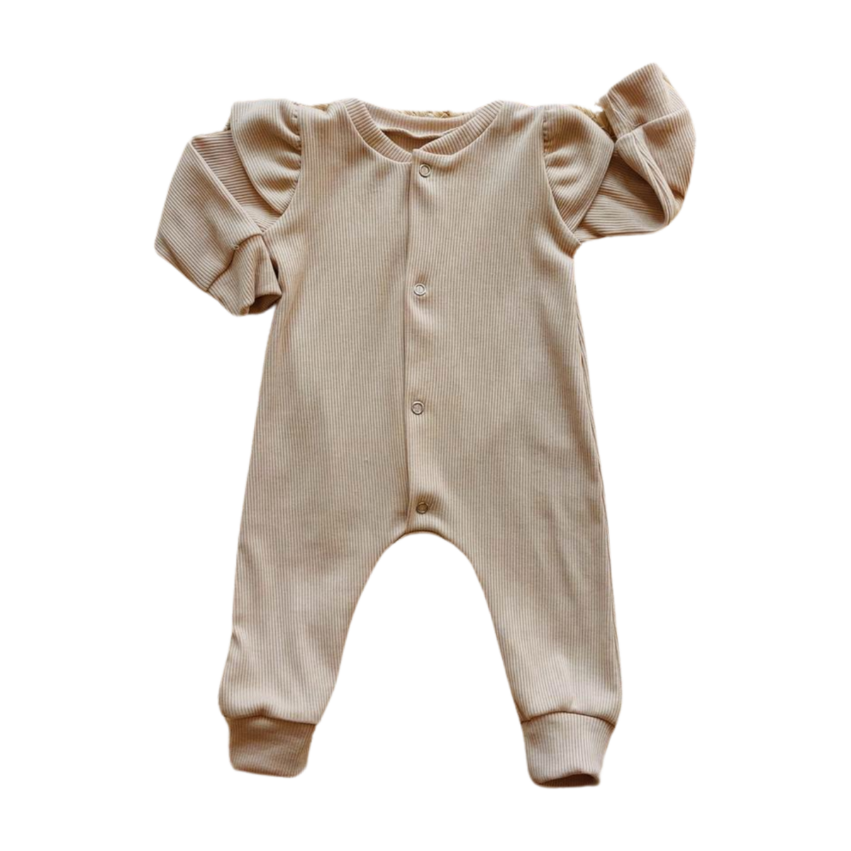 Playsuit | Rib beige