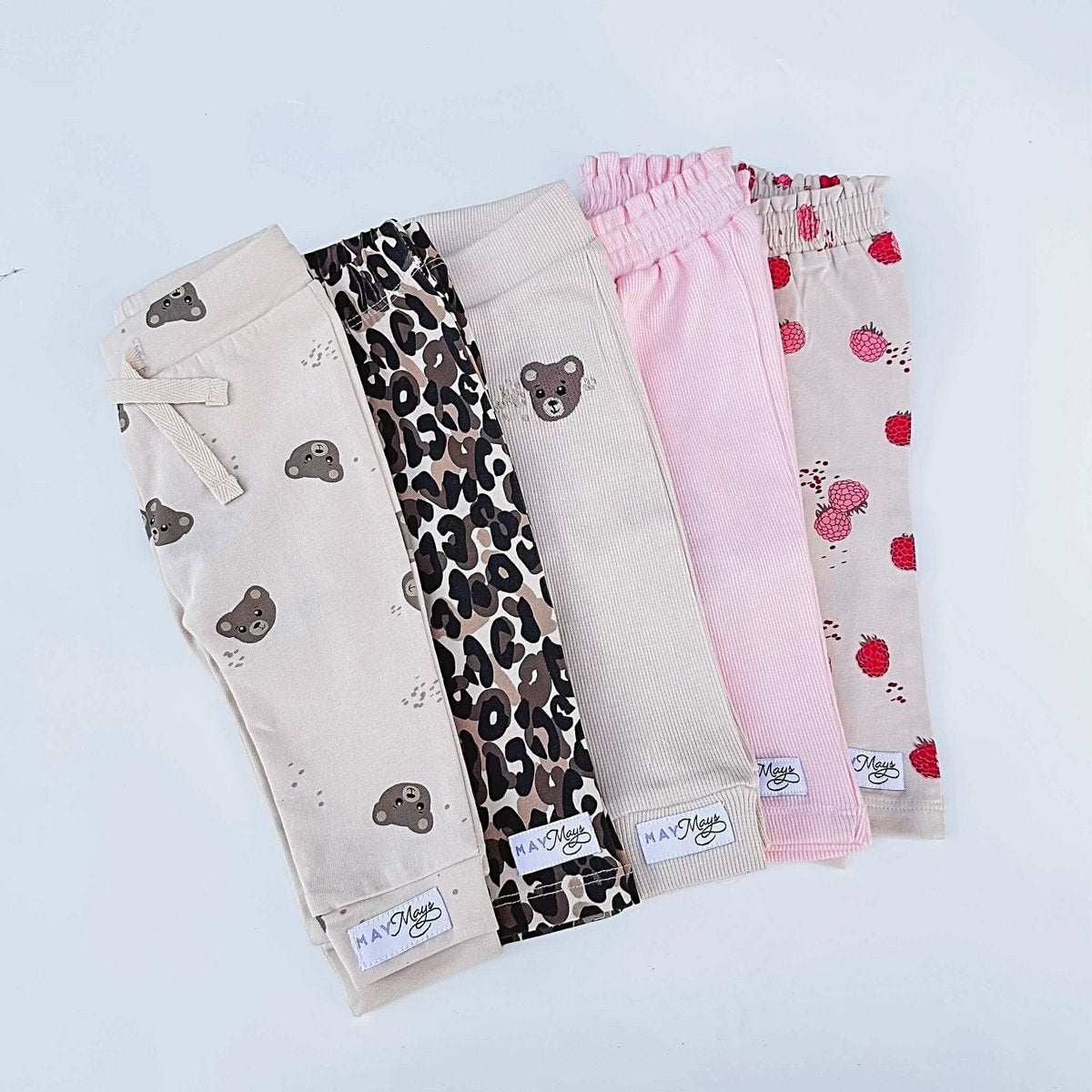 May Mays Legging Ruffle Rib Beau