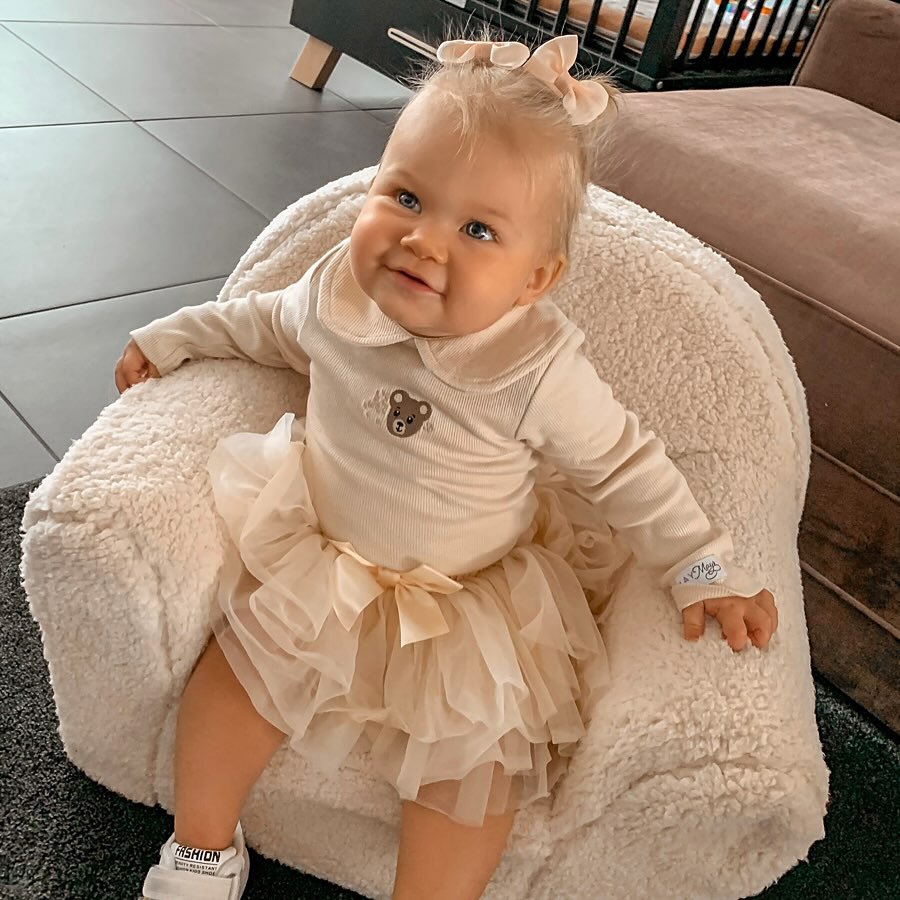 May Mays Tutu Skirt Annabel Champagne + Hairband