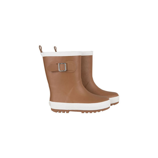 Rain boots with lining - Amber Brown