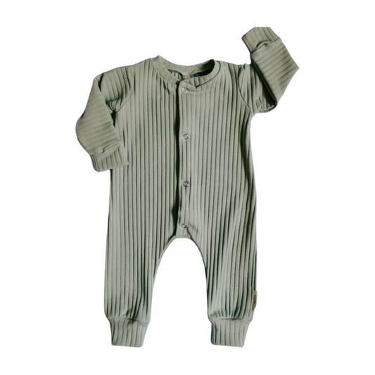 Playsuit | Wide rib Sage