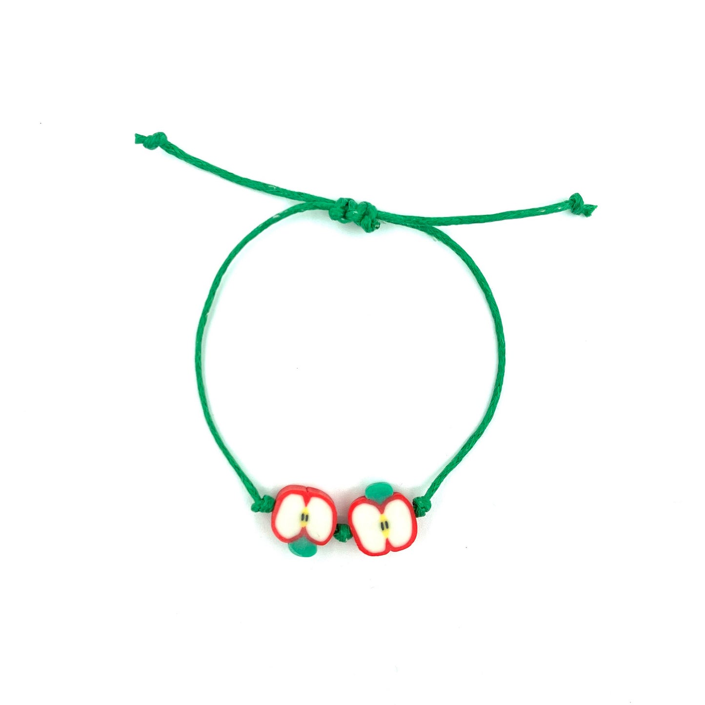 kids bracelet apple green - handmade in Nepal