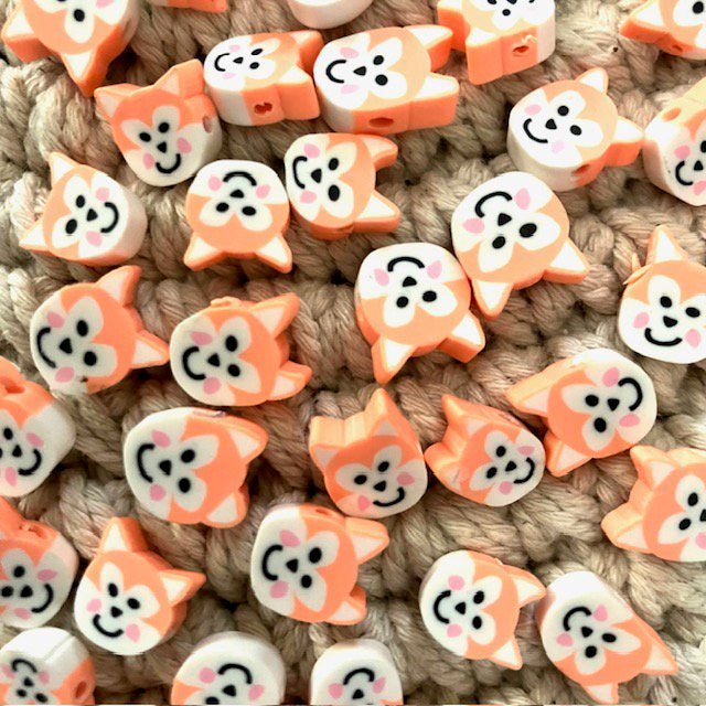 kids bracelet fox orange - handmade in Nepal